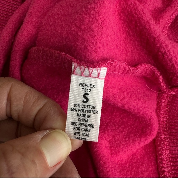 Green Sleeved Pink LOVE Sweatshirt - Picture 5 of 6